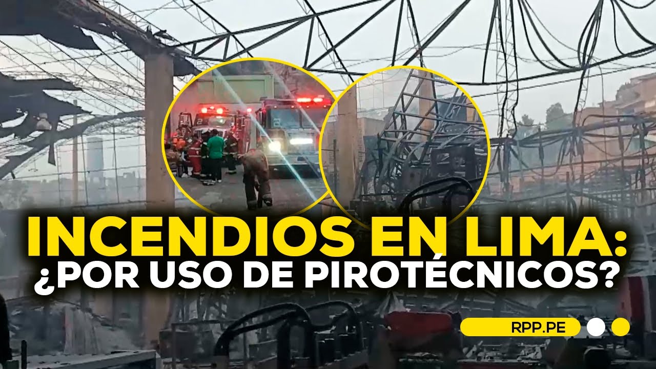 Bomberos registraron INCENDIOS en LIMA &iquest;En qu&eacute; DISTRITOS ocurri&oacute;? #ROTATIVARPP