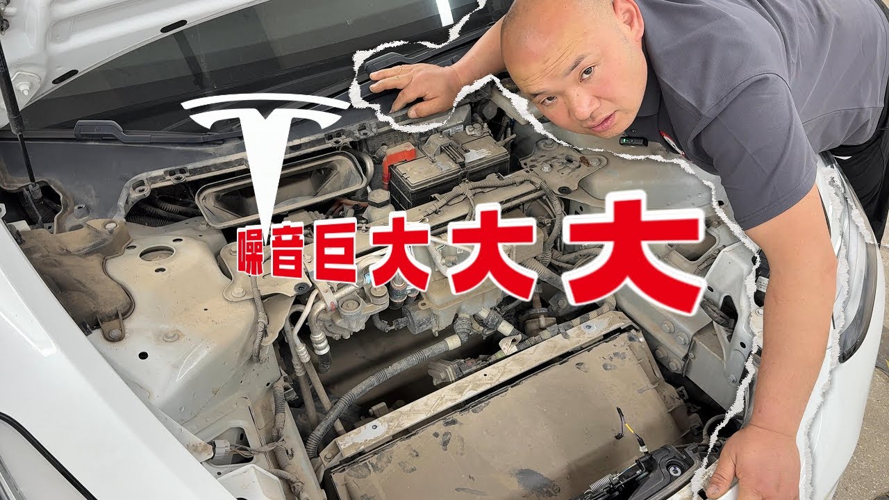 特斯拉噪音大？冷凝器堵塞惹的祸！一招解决！