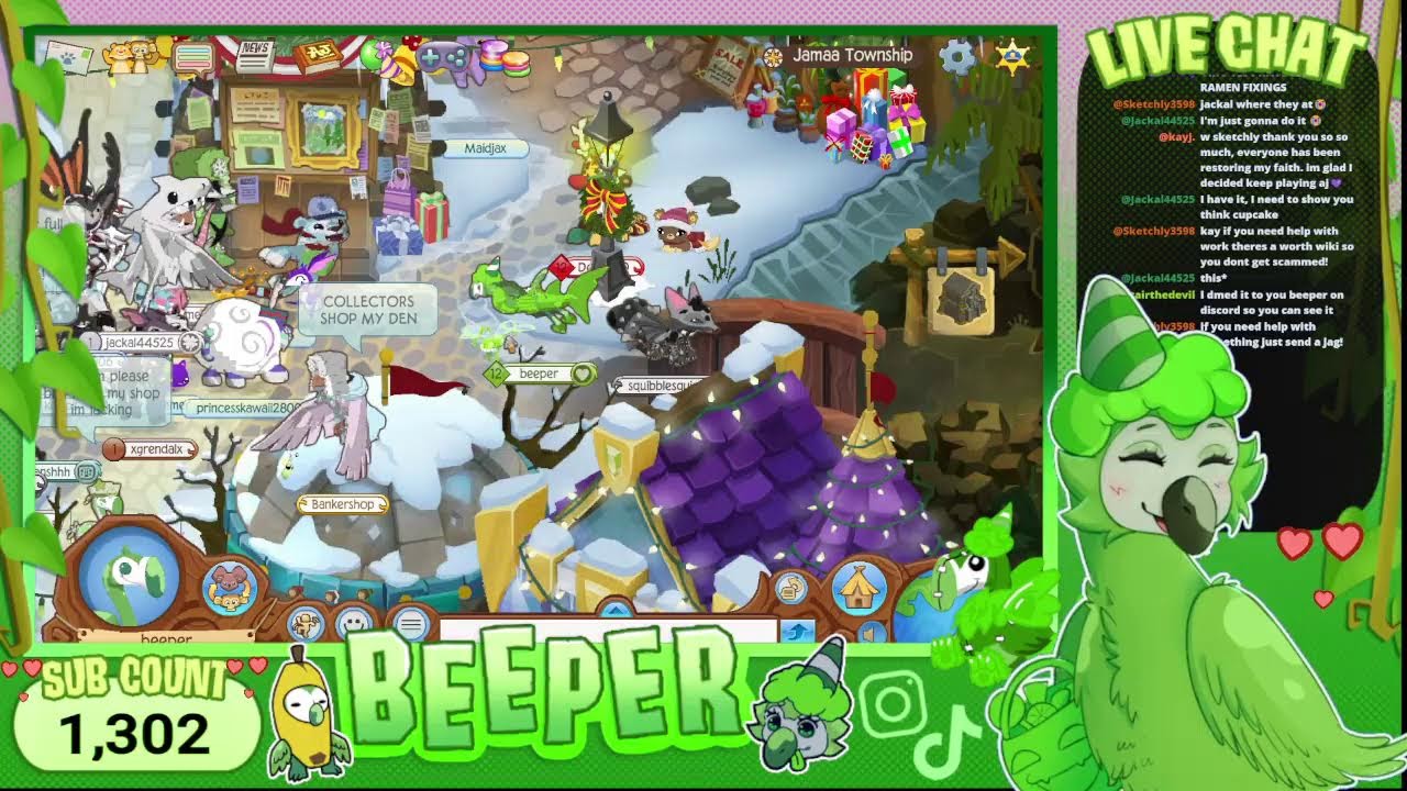 Beeper's Animal Jam Classic Livestream! Spikes every 5! SOLID at 1.3K!