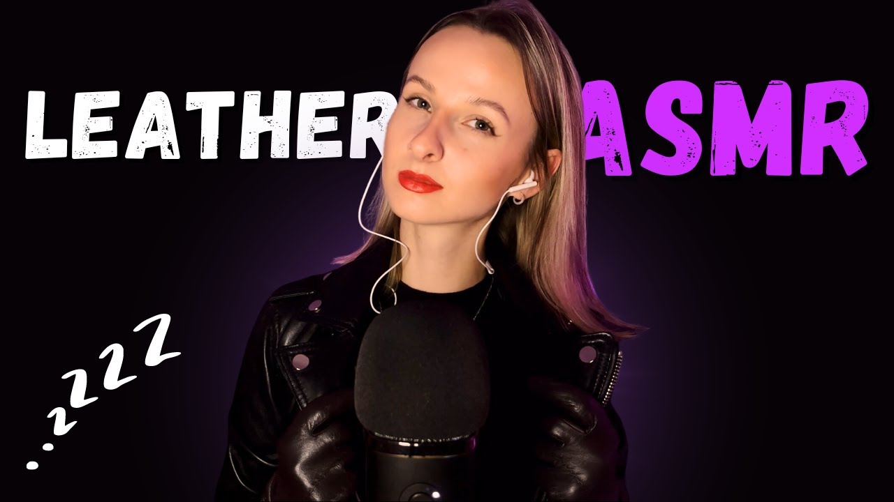 4K ASMR | New Leather Jacket & Gloves (100% Sensitivity)