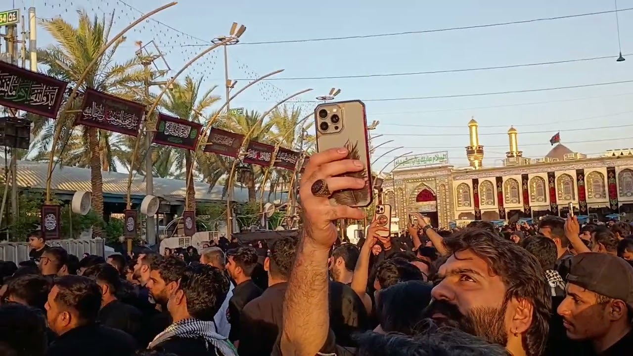 Qasim A.S. di Mehndi Noha live by Mir Hasan Mir | Bain Ul Haramain Karbala | Muharram 2025