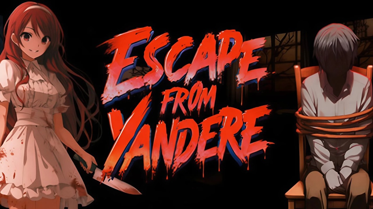 Ну что пацаны, Аниме? Пытаюсь сбежать от тянки.- Escape from Yandere № 1