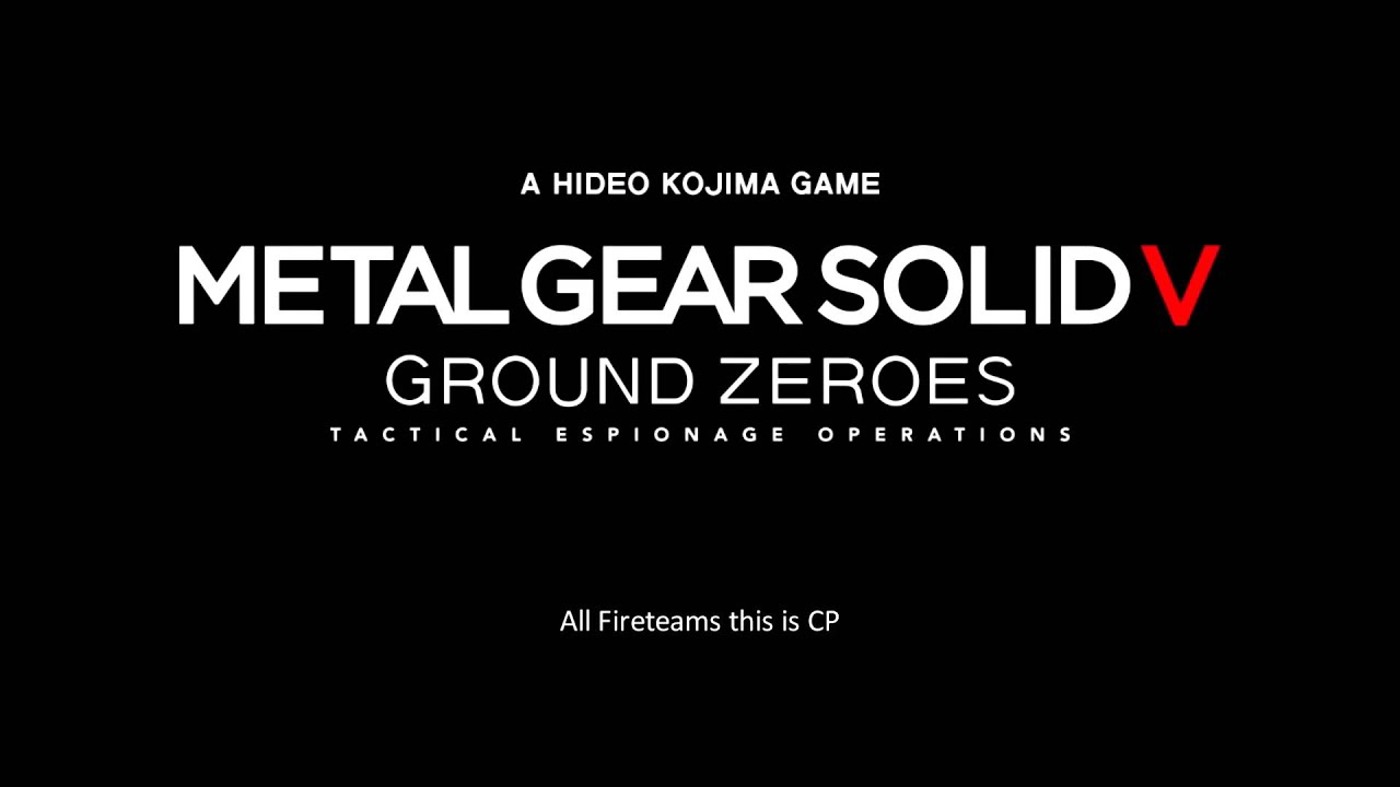 MGSV: GZ (2014) OST : 