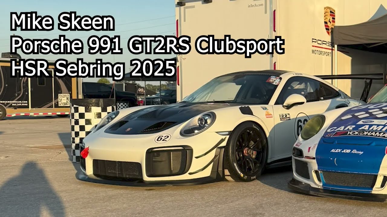 Mike Skeen: Helmet POV Porsche GT2RSCS Sebring