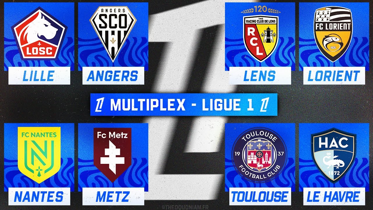 🔴 MULTIPLEX LIGUE 1 EN DIRECT | LILLE - ANGERS / LENS - LORIENT / NANTES - METZ /TOULOUSE - LE HAVRE