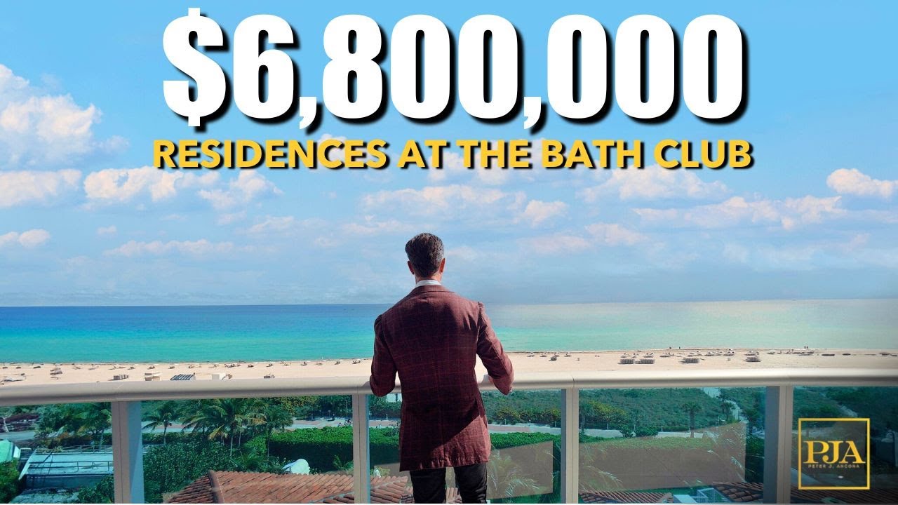 Жилой комплекс The Residences at The Bath Club | 6,8 млн долларов | Кондоминиум на берегу океана ...