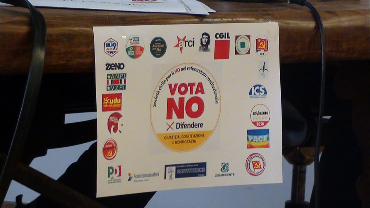 Conferenza stampa per il voto NO al referendum sulla giustizia, Trieste 20/1/26