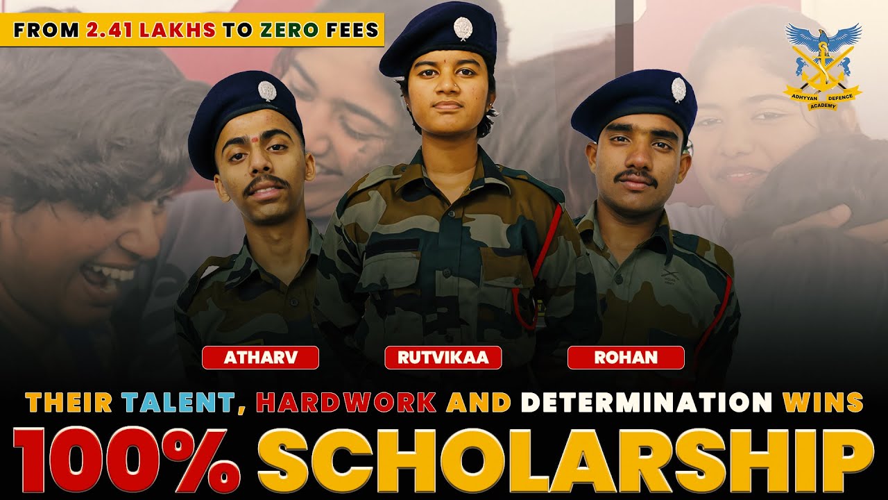 The Drama Before 100% Scholarship Result 2024 | Adhyyan Defence Academy |