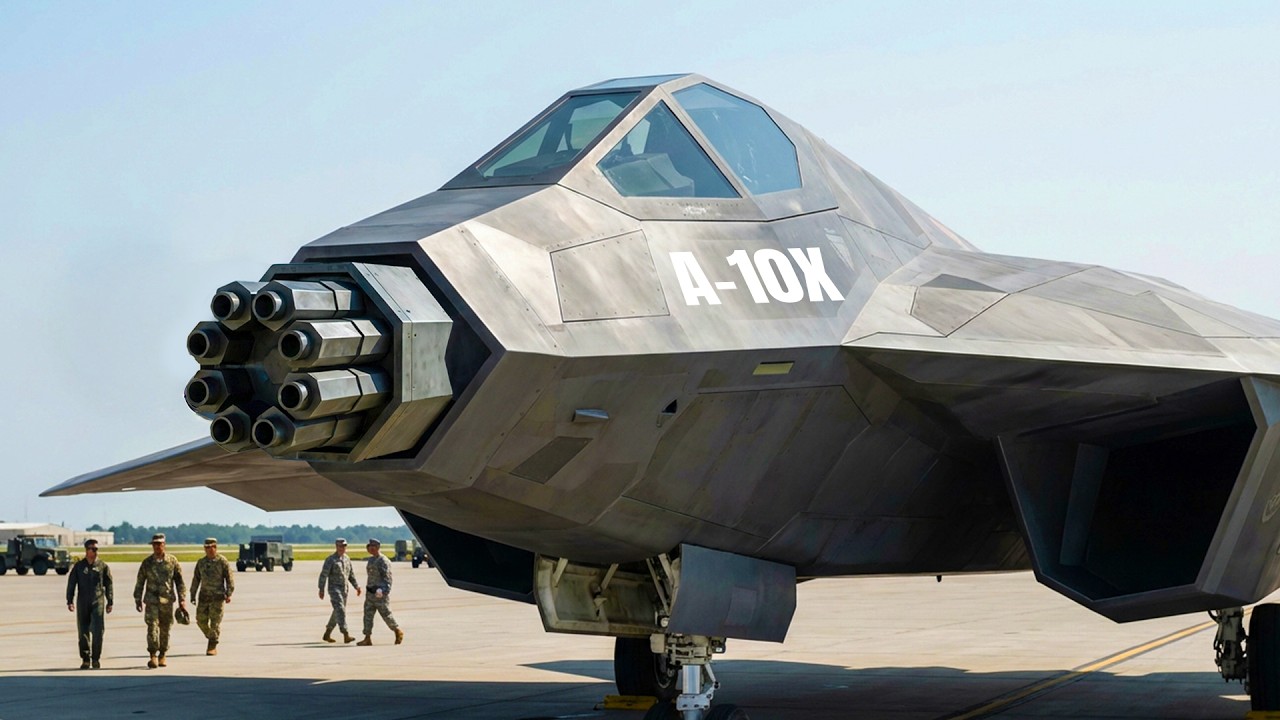 Новый американский A-10X: летающий танк, переделанный для 2030 года.