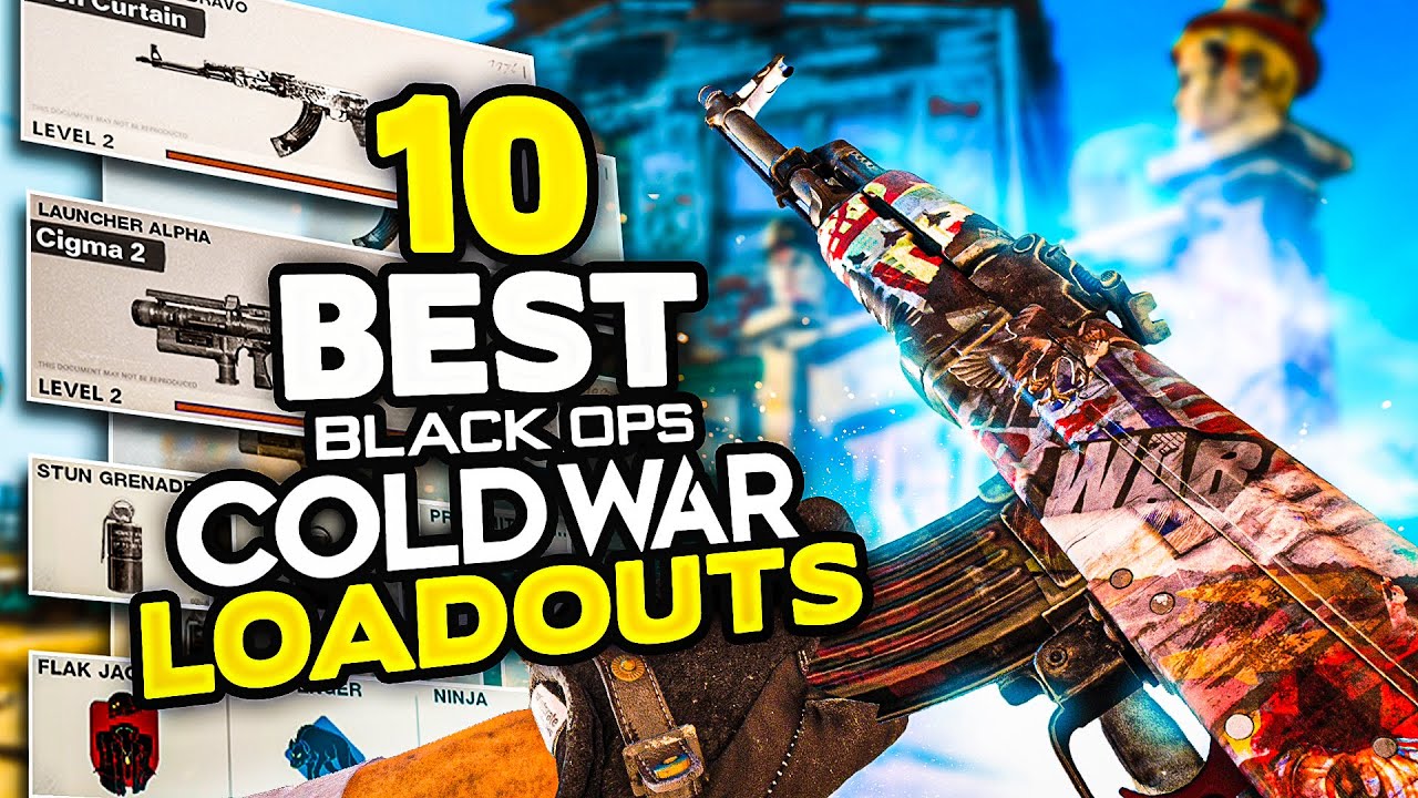 *TOP 10* Black Ops Cold War BEST LOADOUT & Class Setups 😍 (Ak74u, Ak47, Xm4 + MORE!)