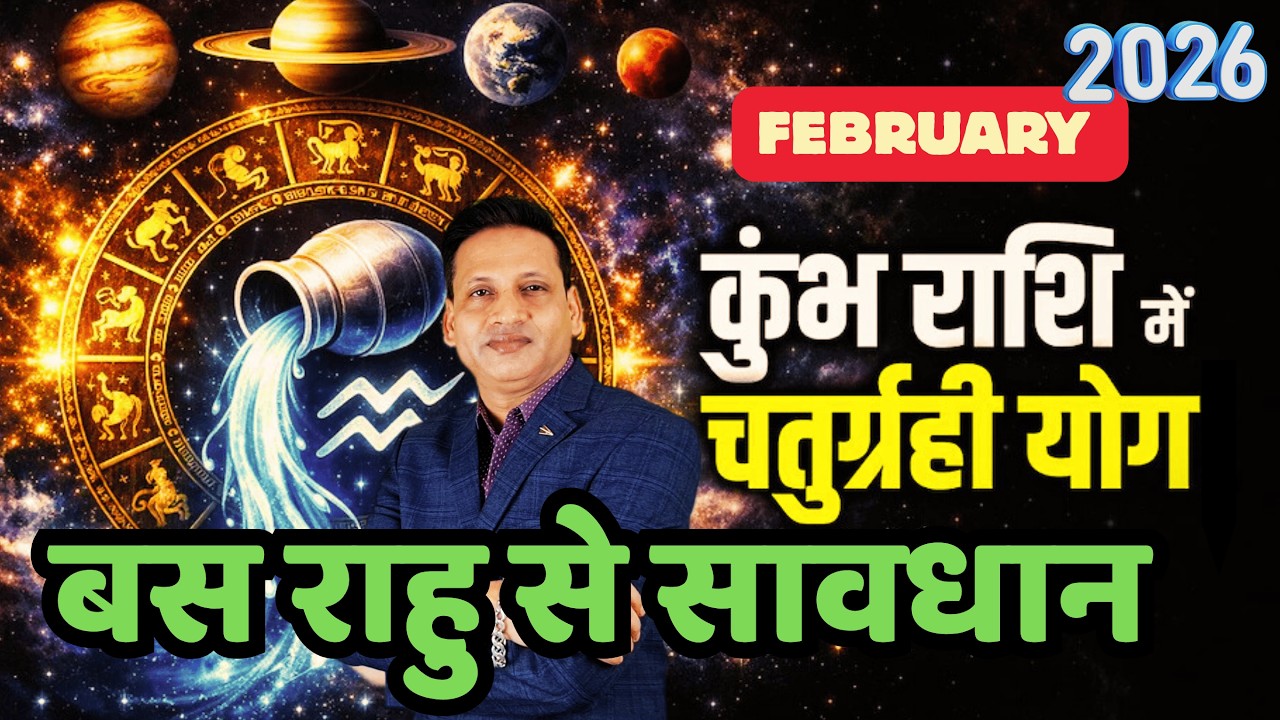 कुंभ राशि फरवरी 2026 | Kumbh February 2026 | Aquarius prediction February 2026 | Kumbh Rashifal 2026