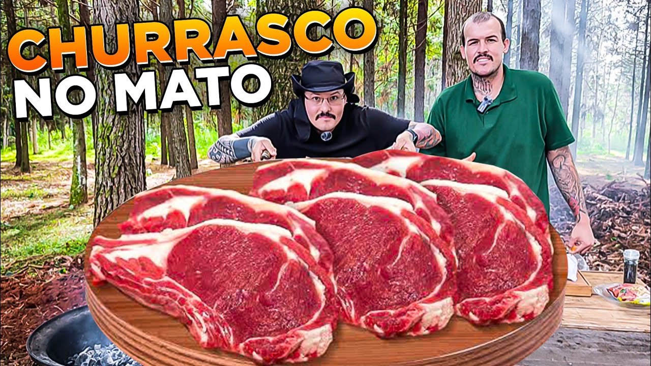 #595 FIZEMOS UM CHURRASCO DE CONTRA FILÉ NO MATO.