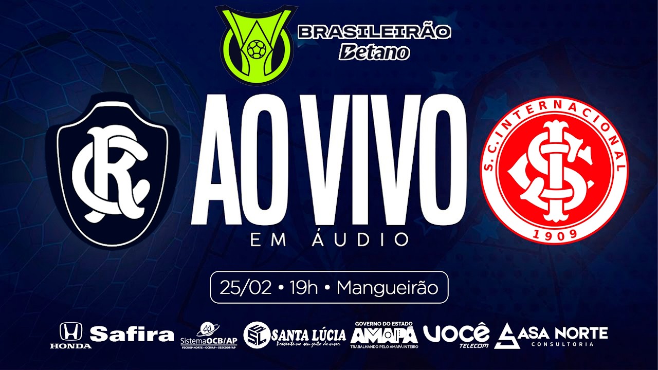 AO VIVO EM ÁUDIO | REMO x INTERNACIONAL | BRASILEIRÃO 2026