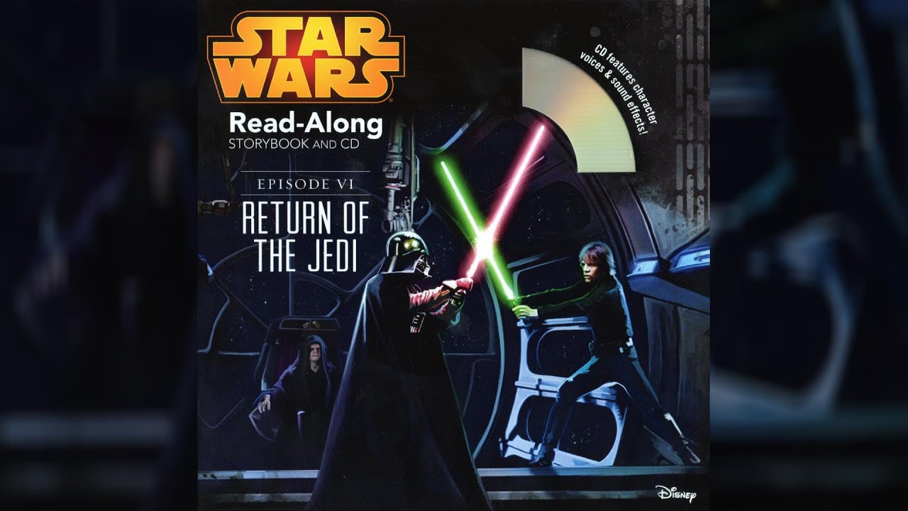 2015 Star Wars Episode VI Return of the Jedi Read-Along Story Book and CD