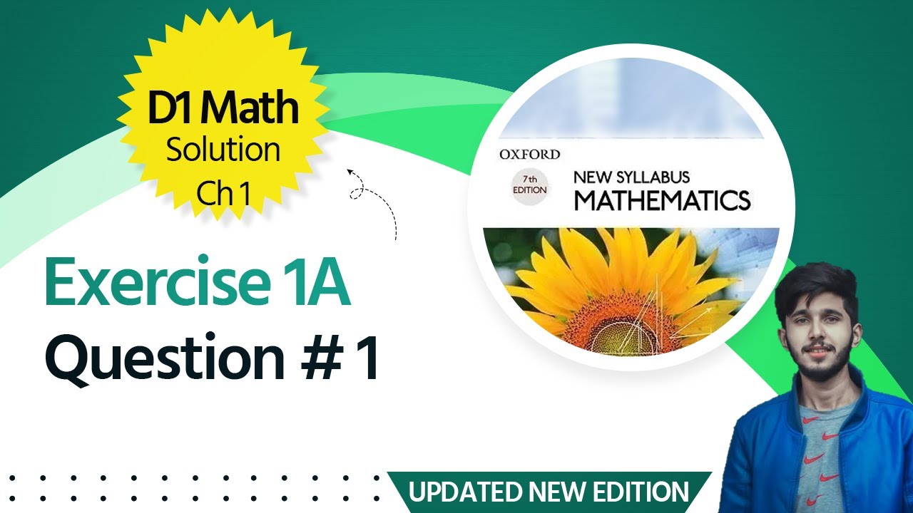 d1 ex 1a q1 - Exercise 1A Question 1 - D1 Maths Chapter 1 - d1 ex 1a q1