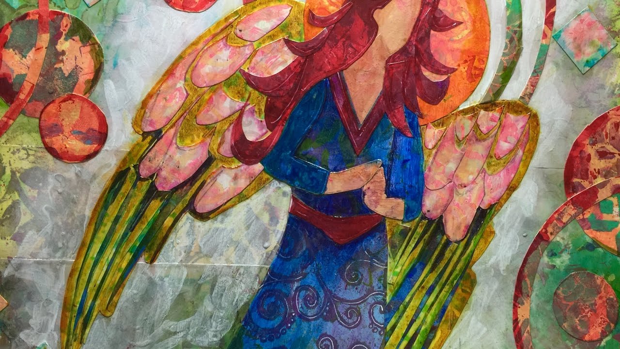 Gelli Printing A Different Approach. Making Prints into Collage.