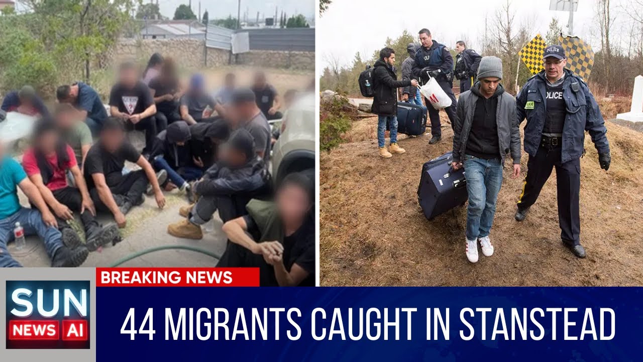 Border Alert: 44 Migrants Detained in Stanstead | SUN NEWS AI