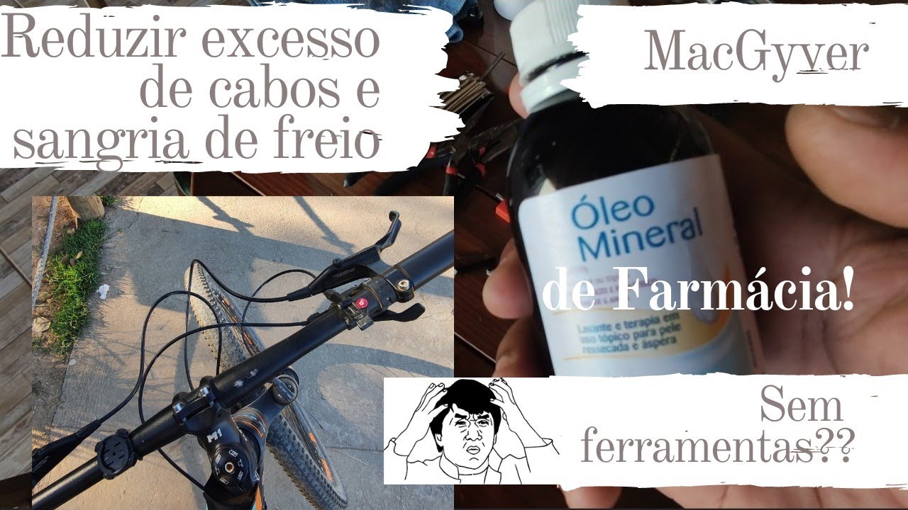 Sangria de Freio com Óleo Mineral de Farmácia - Reduzir Excesso de Cabos GTSM1 I-VTEC New GX