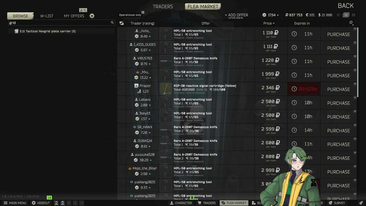 [Vtuber] [EFT] Skill Grinding waiting for Prapor