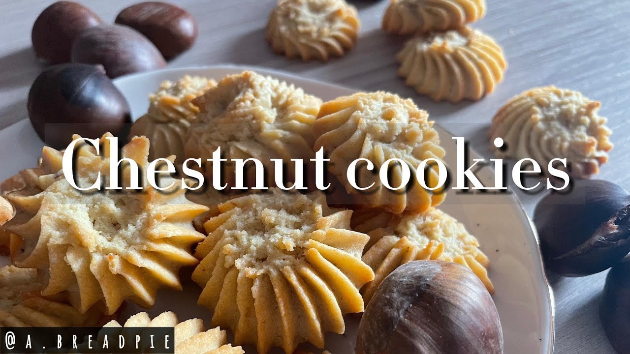 Chestnut cookies