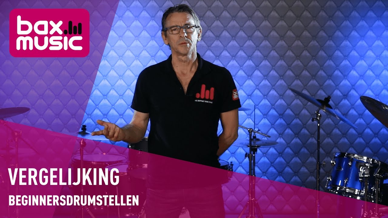 Beginnersdrumstellen - Vergelijking