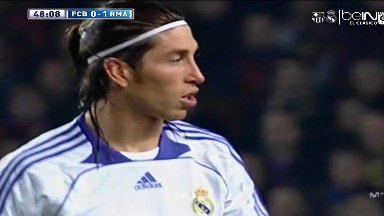 Sergio Ramos vs Barcelona (A) - 2007/08