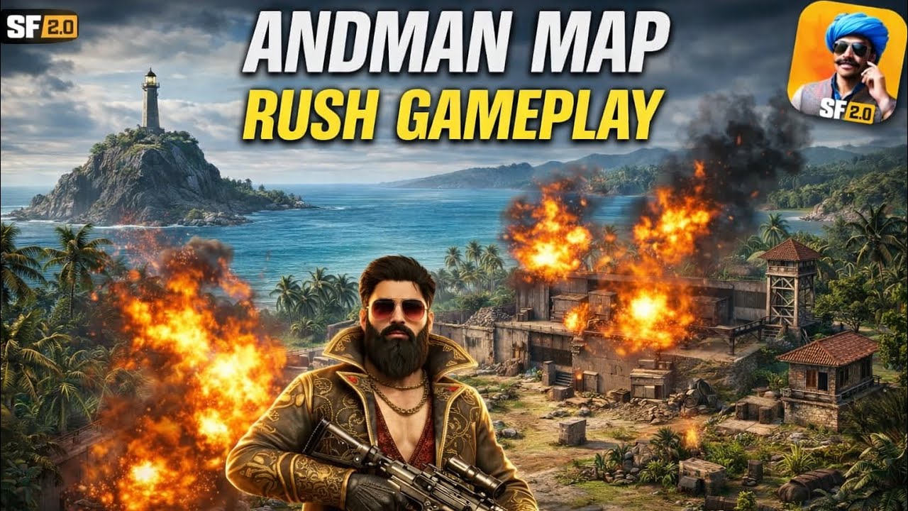 Scarfall Andman Map full Rush Gameplay 👺🔥#scarfall2 #longvideo #scarfalllive #darknova 