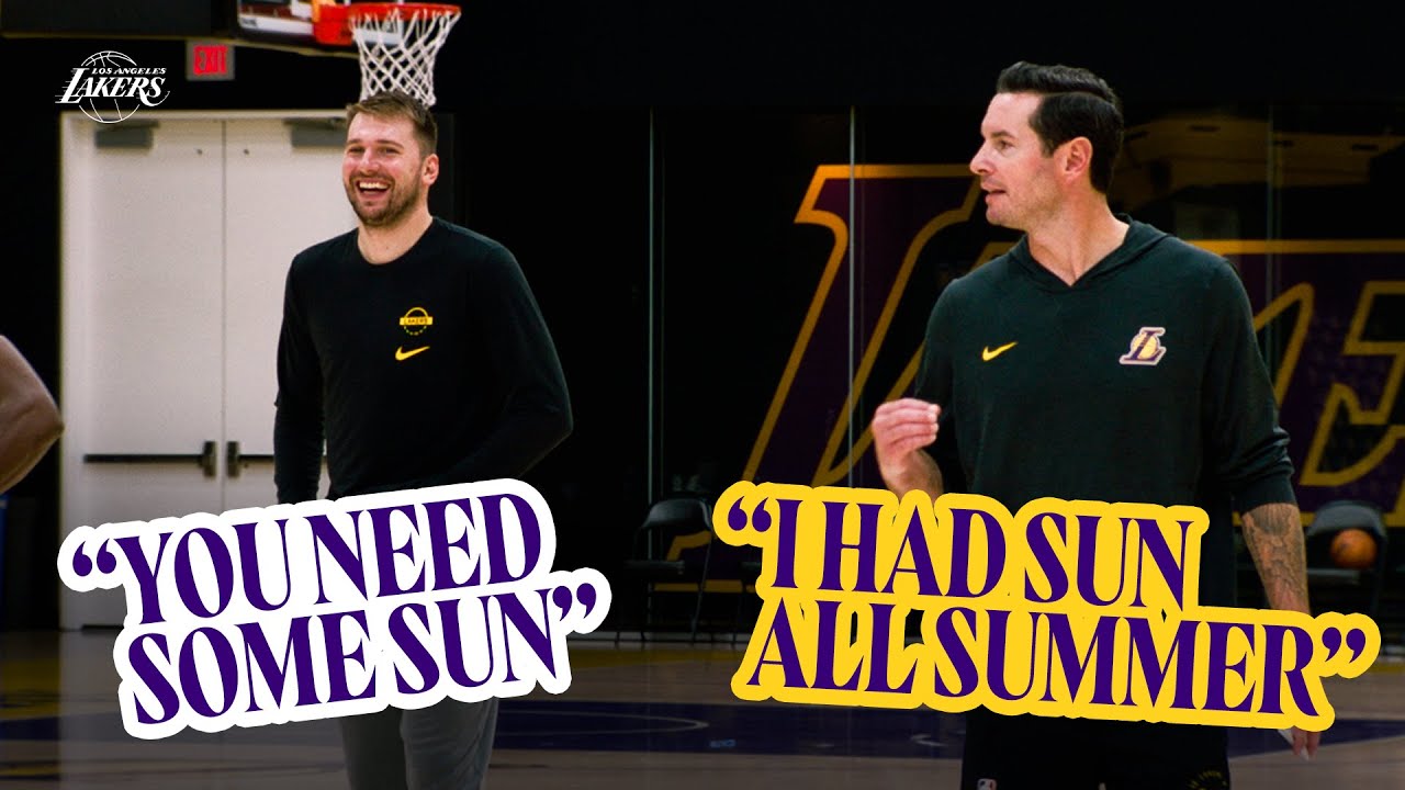 JJ and Luka are Absolute COMEDY | JJ Redick Mic&rsquo;d Up at Lakers Training Camp