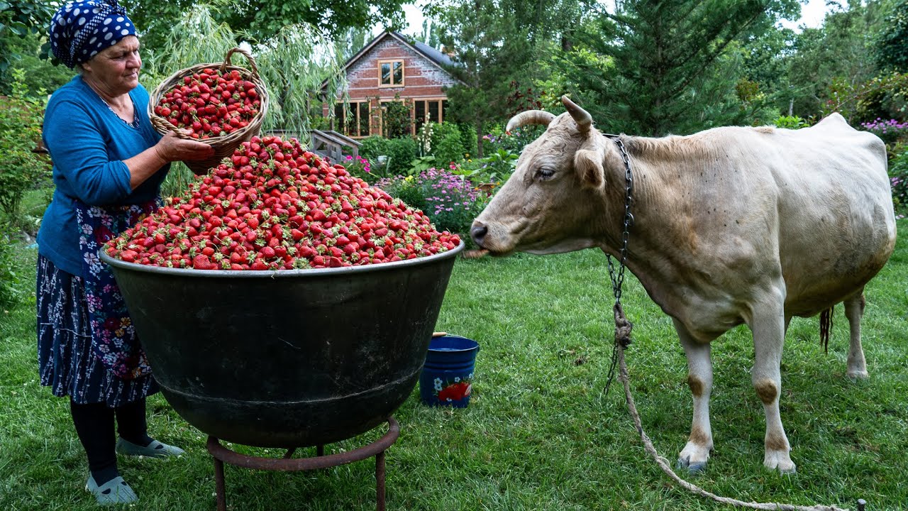 🍓🍊 Рецепт домашнего клубнично-апельсинового варенья