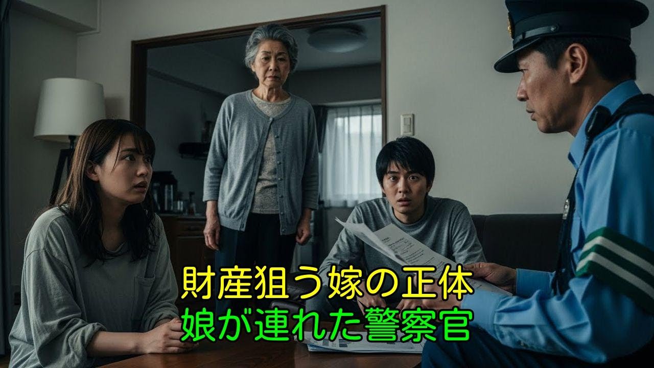 財産を狙う嫁の正体は…娘が連れた「意外な人物」に顔面蒼白