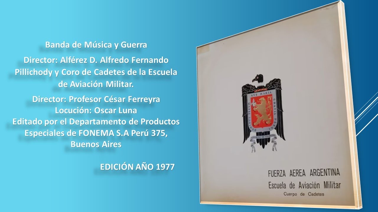 VINILO ESCUELA DE AVIACION MILITAR EDICIÓN AÑO 1977