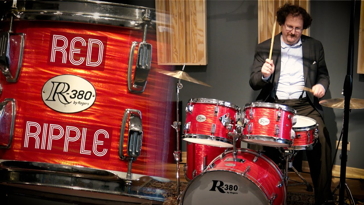 Rogers R-380 - Made by Yamaha! - Red Ripple