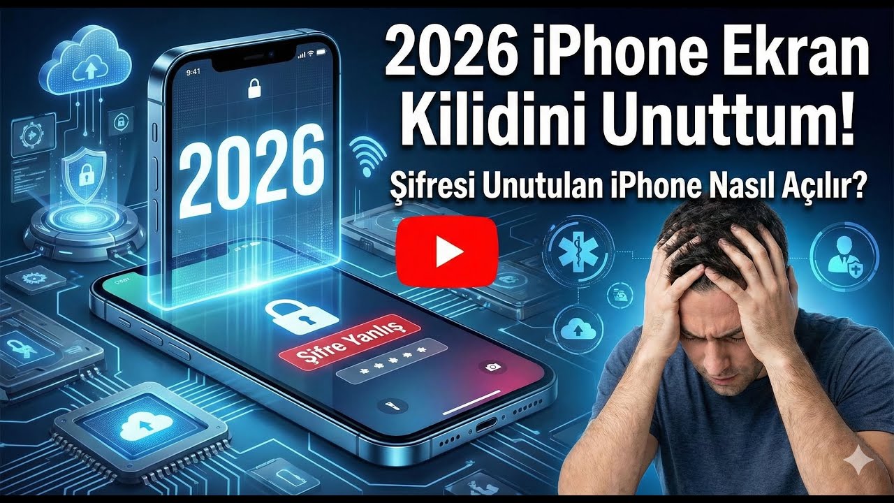 2026 iPhone Ekran Kilidini Unuttum! Şifresi Unutulan iPhone Nasıl Açılır?