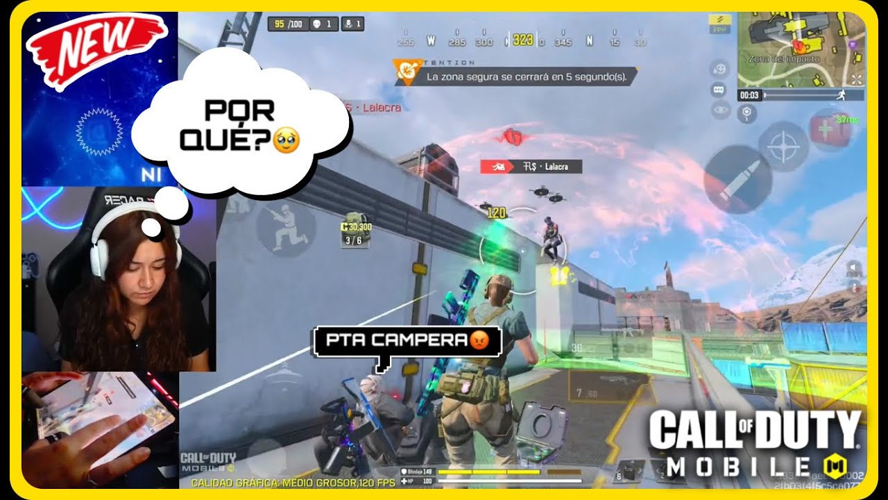 &iquest;POR QUE HACER ESTO SIGNIFICA CAMPEAR?😂LA NI&Ntilde;A JENNI FUE INSULTADA🤢| CALL OF DUTY MOBILE |