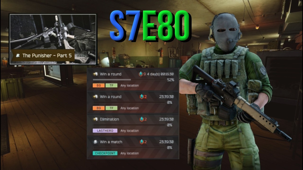 EFT - ARENA S7EP80 - Level 55 - Arena - Punisher Part 5 - 9 from10 Done - VERTICAL