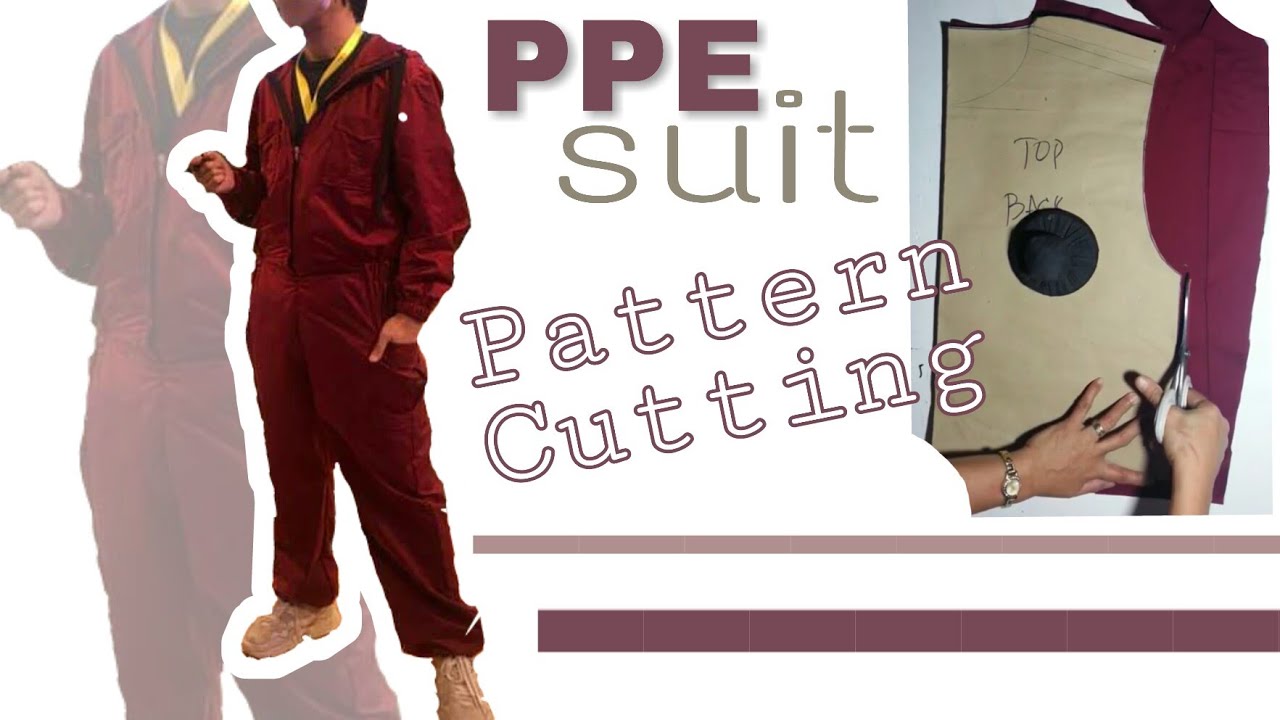 (DIY) CUTTING PATTERN FOR PPE SUIT (Personal Protective Equipment) /grace creation