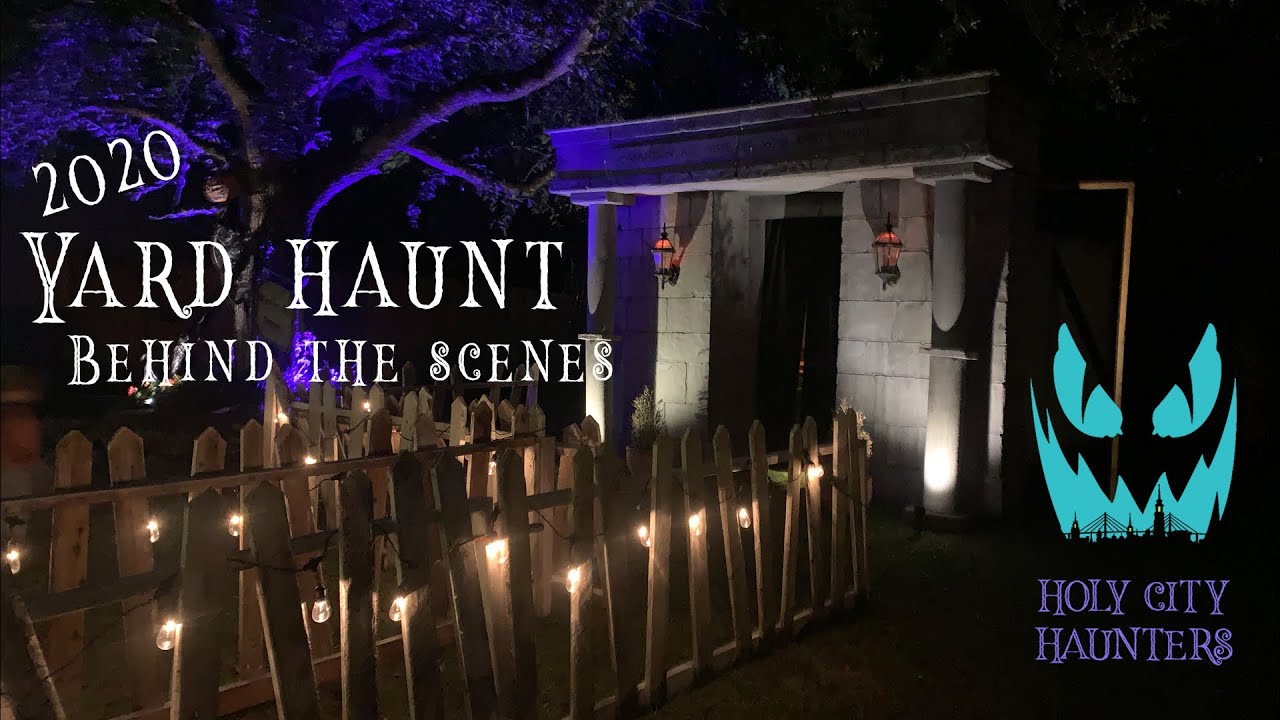 Halloween Haunted Hotel Yard Haunt Behind the Scenes