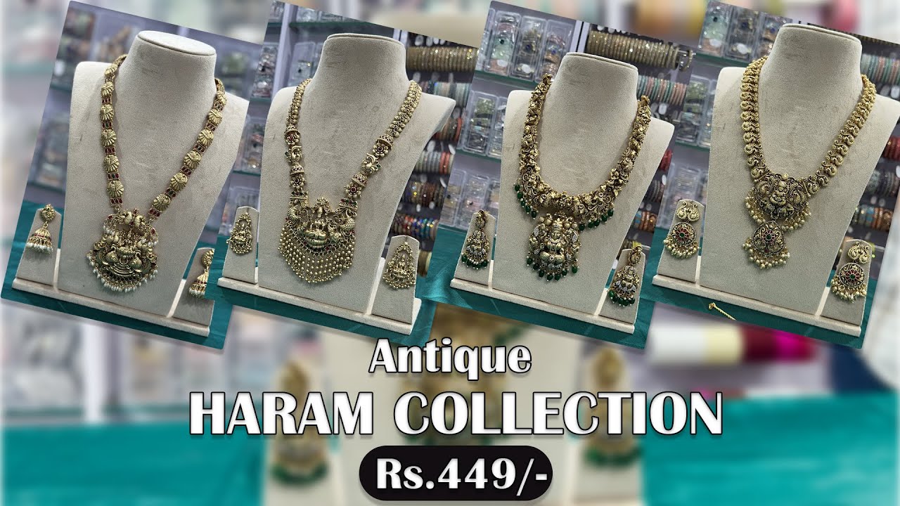Stunning Antique Haram Collections | Timeless Beauty in Traditional Jewelry | Star From Rs.449/-