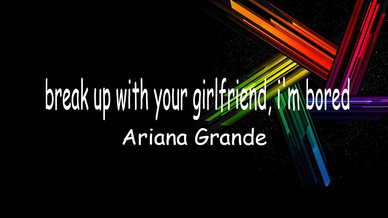 Ariana Grande - break up with your girlfriend, i'm bored (ACAPELLA)