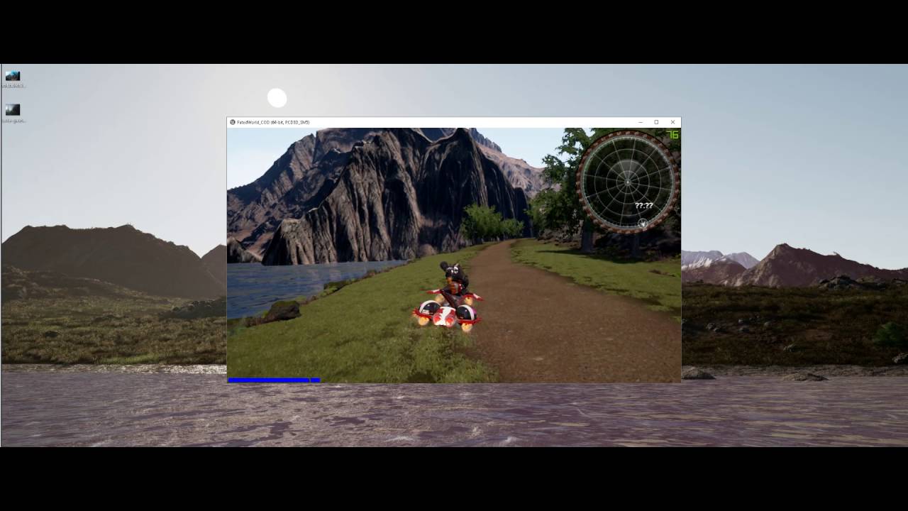 Fated World: Tutorial Level Foliage Performance Test.