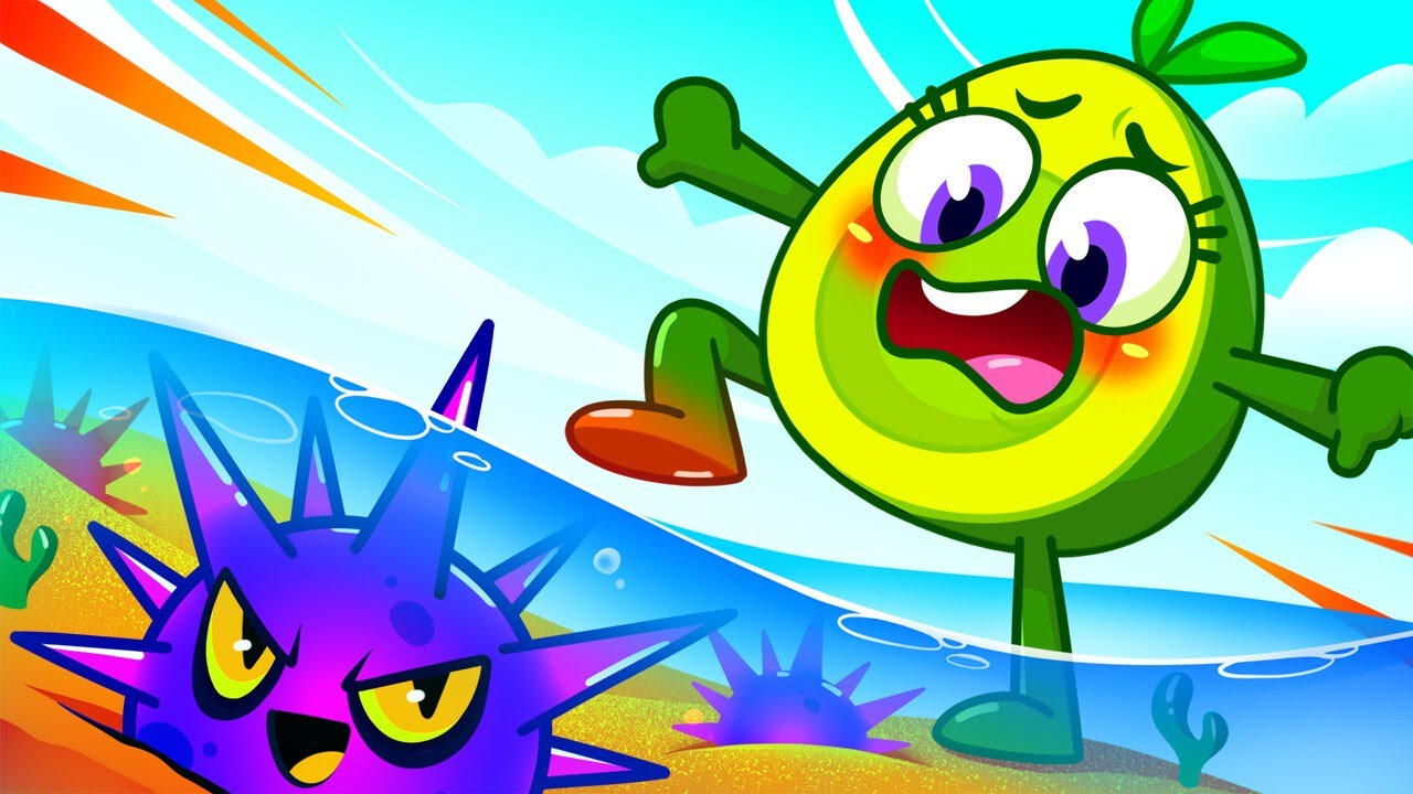 Learn How To Play Safe at the Beach 🐣✨ Safety for Kids by Pit & Penny School🥑