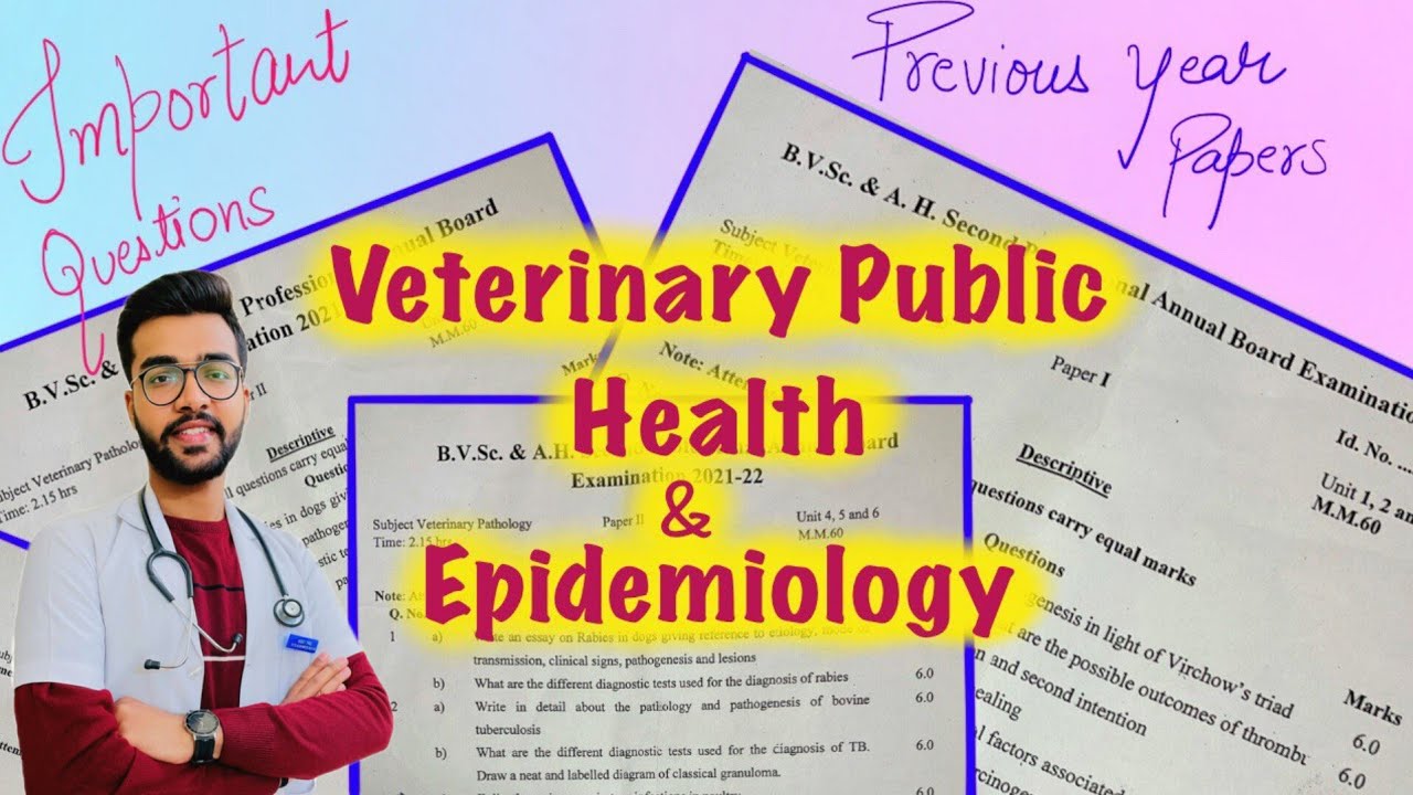 Important Questions 😱🔥 || Veterinary Public Health & Epidemiology || Previous year papers