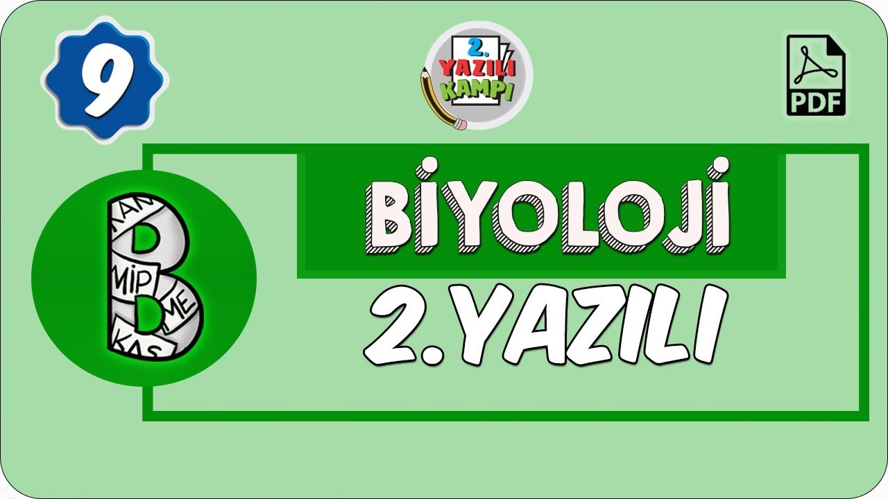 9. Sınıf Biyoloji | 1. Dönem 2. Yazılıya Hazırlık