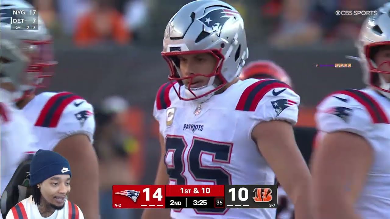 FlightReacts To Patriots vs. Cincinnati Bengals Game Highlights | NFL 2025 Season Week 12!