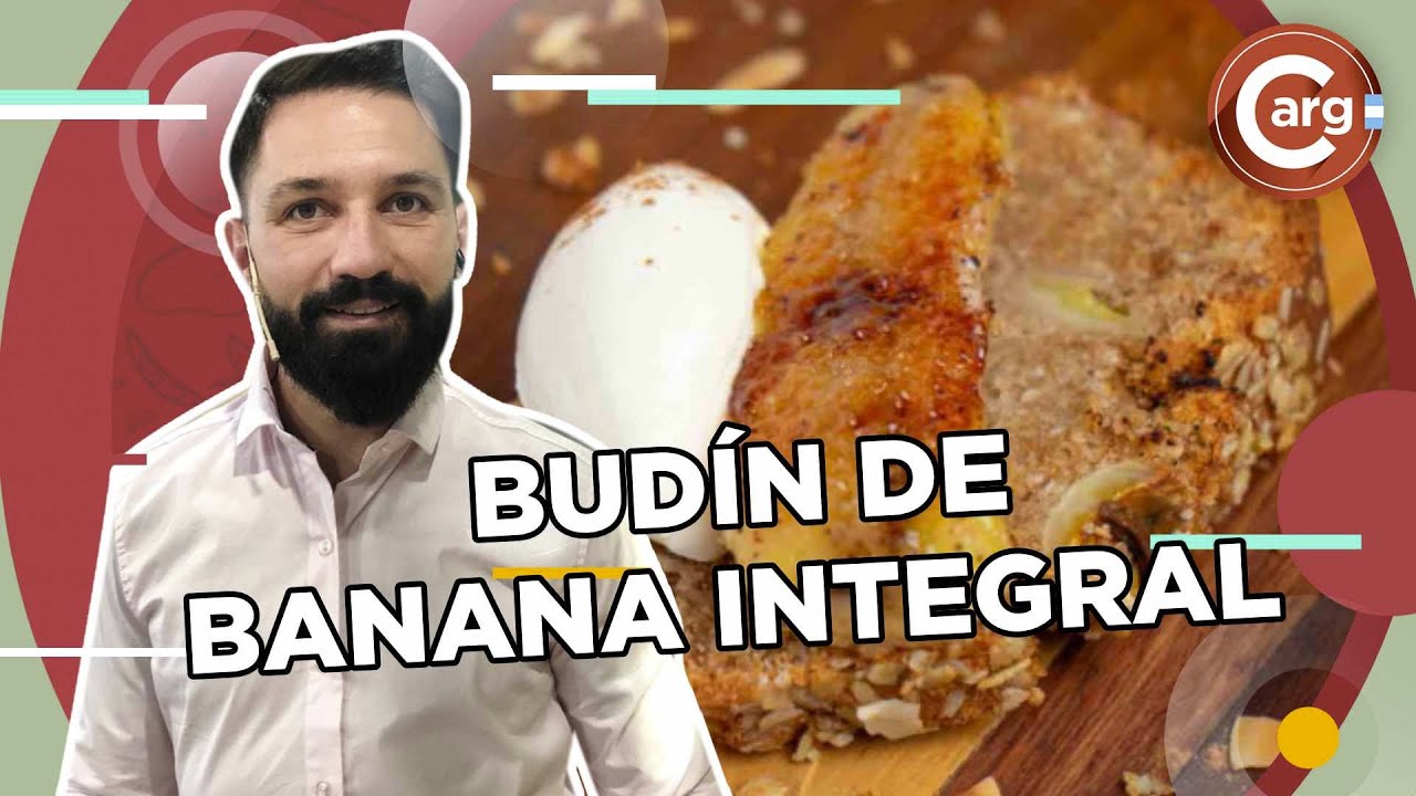 BUDÍN DE BANANA INTEGRAL