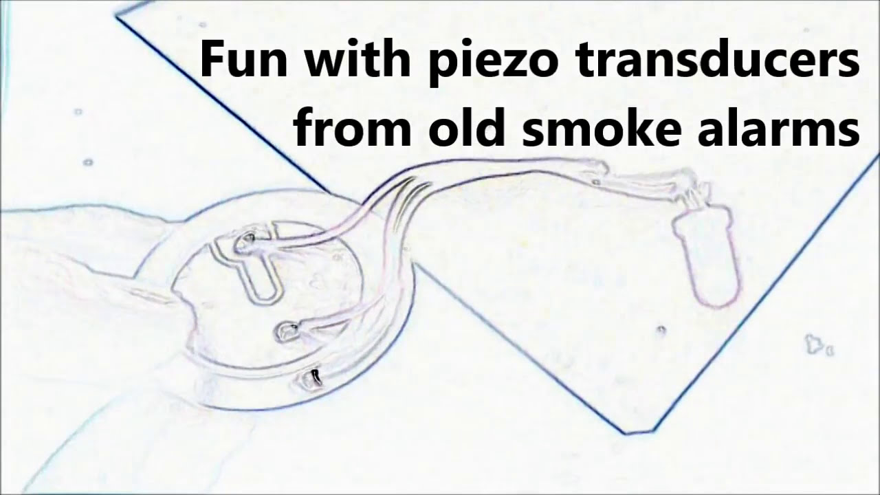 Uses for piezo transducers from old smoke alarms