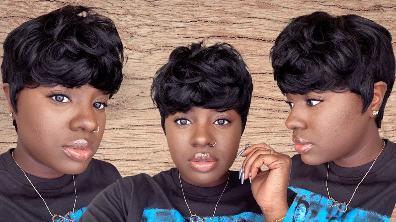 HUMAN HAIR WIG FOR $20 😱 | OUTRE DUBY PIXIE MOHAWK WIG REVIEW
