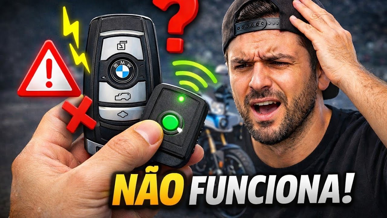  Moto BMW com chave keyless não funciona por aproximação?