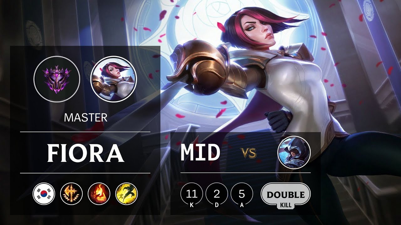 Fiora Mid vs Talon - KR Master Patch 9.16