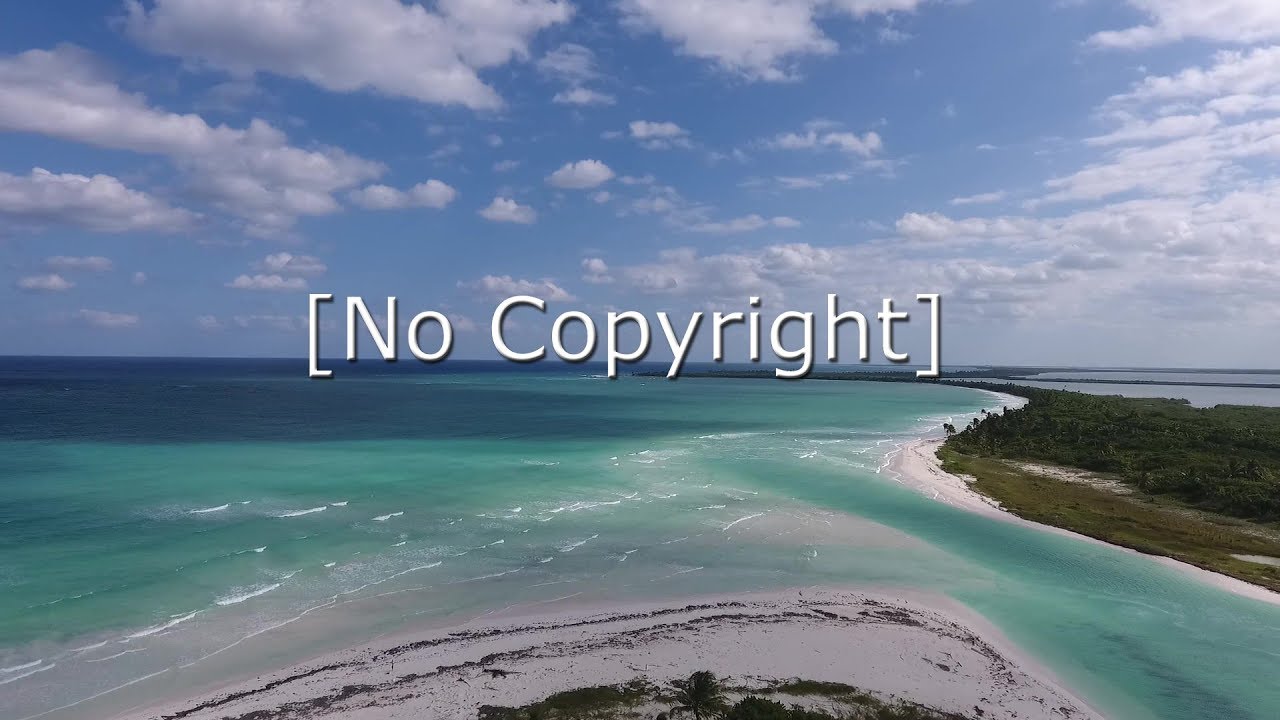 [No Copyright Drone Footage] High Angle Shot Of A Beautiful Island